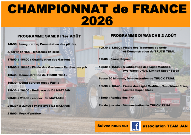 Championnat de France de tracteur pulling