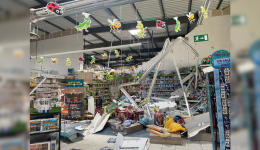 La magasin King Jouet à Saint-Priest-en-Jarez a subi d'importants dégâts