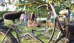 Cinécyclo est une association qui promouvoit le cinéma en plein air
