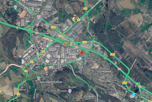 L'impasse du Rù à Saint-Quentin-Fallavier. © Capture d'ecran Google Maps.