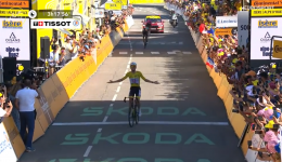 Tadej Pogacar s'est imposé à l'Alpe d'Huez ce vendredi 24 juillet 2026