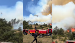 Des pompiers en intervention dans la Drôme