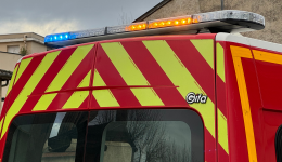 Un camion de pompiers
