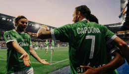 Les joueurs de l'ASSE Ã Sochaux pour la reprise de la Ligue 2.
