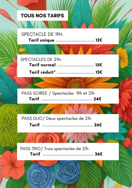 tarifs