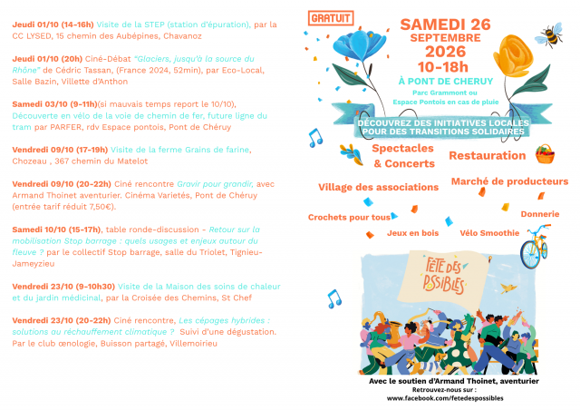 La Fête des Possibles à Pont-de-Cheruy