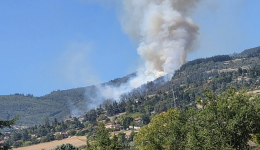 Un feu s'est déclaré ce vendredi 4 septembre à Vaugneray, dans l'Ouest lyonnais.