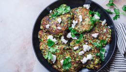 Des galettes de courgettes