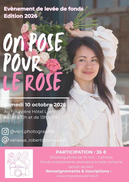 on pose pour le rose