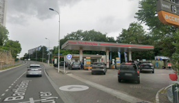 La station-service cambriolée se situe avenue Barthélémy Buyer dans le 9e arrondissement de Lyon.
