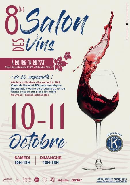 8ème édition du salon des vins à Bourg-en-Bresse