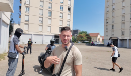 L'influenceur allemand LuckyLuke030 réalisait un reportage sur l'un des points de deal de Vénissieux