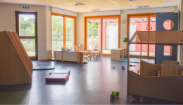 Les locaux d'une crèche