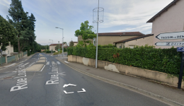 La jeune fille de 13 ans a été renversée sur ce passage piéton, vers 8 heures ce mercredi, à Saint-Genis-les-Ollières