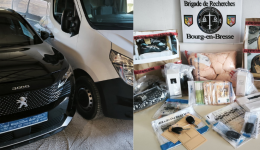 Une importante saisie réalisée par la brigade de recherches de Bourg-en-Bresse ce mardi 22 septembre