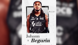 Juhann Begarin, nouveau joueur de l'ASVEL.