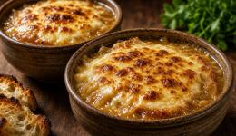 Soupe à l'oignon gratinée à l'ancienne