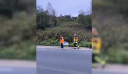 Une voiture a terminé sa course dans le fossé ce vendredi 9 octobre sur l'A47 entre Saint-Romain-en-Gier et Rive-de-Gier