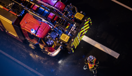 Onze sapeurs-pompiers sont intervenus dans la nuit de vendredi à samedi à Andrézieux-Bouthéon