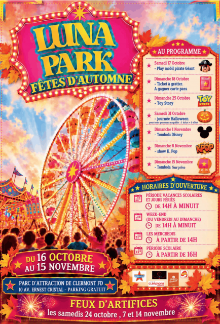 Luna Park à Clermont-Ferrand