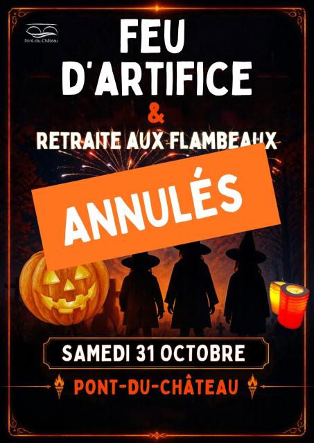 Les festivités du 31 octobre 2026 annulées à Pont-du-Château © Facebook - Ville de Pont-du-Château