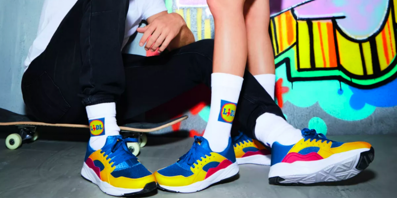 Lidl relance sa paire de baskets haute en couleur Radio Scoop