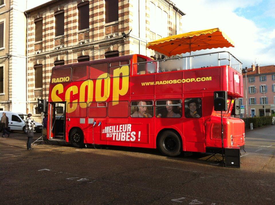 La tournée du Bus Bourg en Bresse Radio Scoop