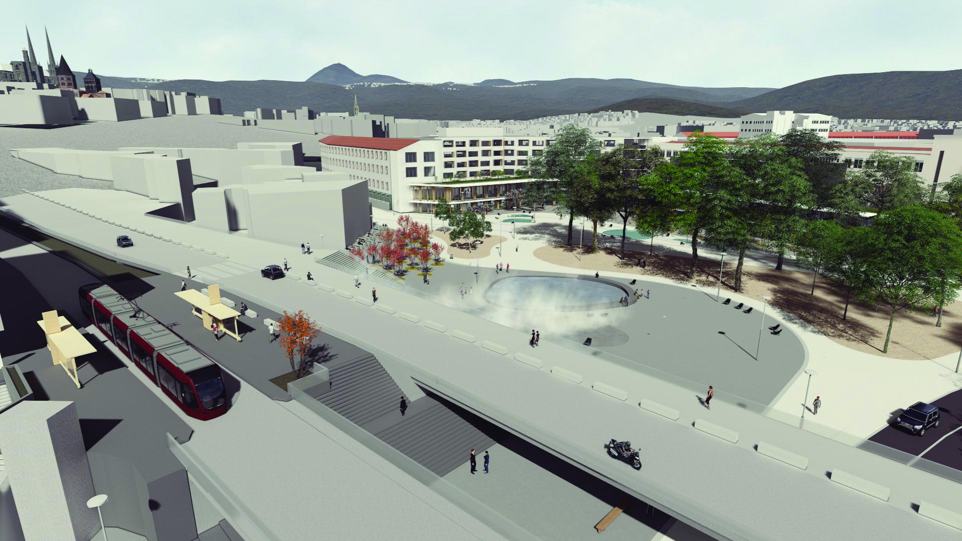 Clermont-Ferrand : début des travaux de rénovation de la place des ...