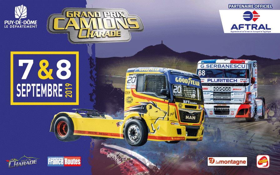 Le Grand Prix Camions revient au circuit de Charade ! Radio Scoop