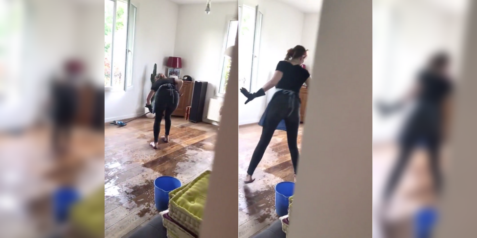 Video Elle Rentre Plus Tôt Et Découvre Sa Femme De Ménage En Plein Video Elle Rentre Plus Tôt Et Découvre Sa Femme De Ménage En Plein