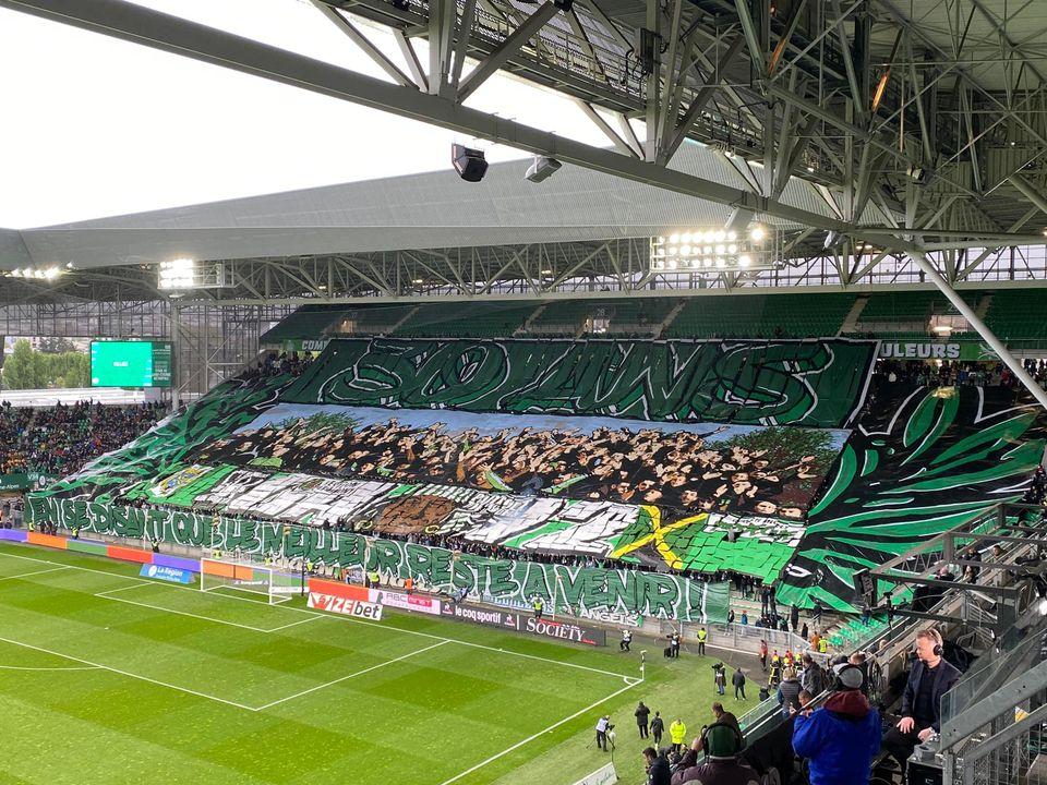 Football porte clés ASSE St Etienne Loire Verts Green Angels Magic Fans