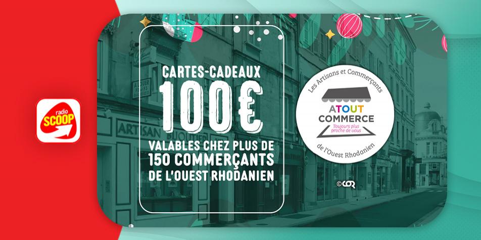 Gagnez votre carte-cadeau de 100 euros valables chez plus de 150