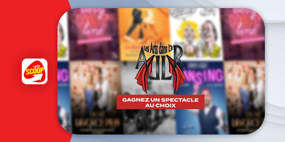 Gagnez vos places pour un spectacle au choix au café-théâtre Les Arts dans l’R à Péronnas