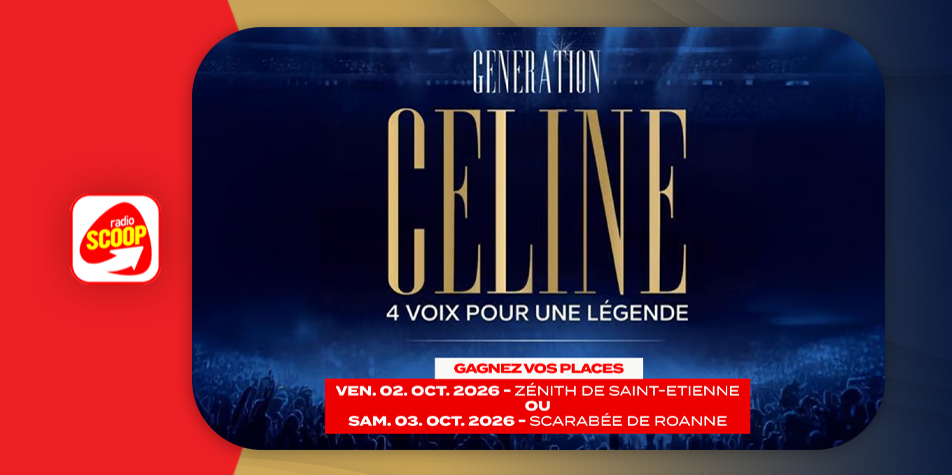 Gagnez vos places pour l'un des concerts de Génération Céline à Saint-Etienne ou à Roanne