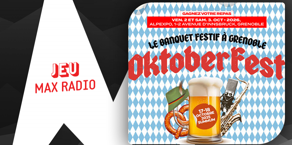 Gagnez votre table pour 4 personnes à l'Oktoberfest à Alpexpo de Grenoble