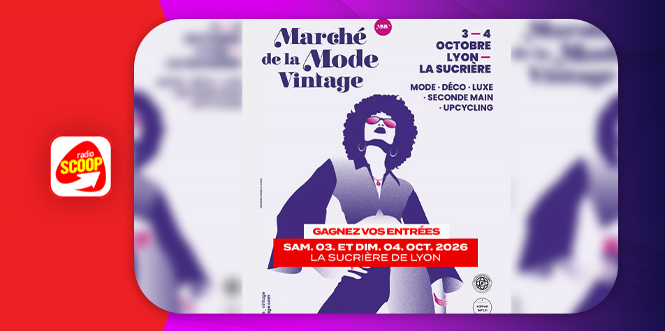 Gagnez vos entrées pour le Marché de la Mode Vintage à la Sucrière de Lyon