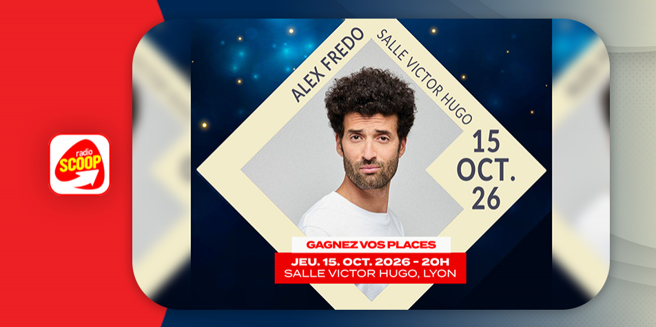 Gagnez vos places pour le spectacle d’Alex Fredo à la salle Victor Hugo de Lyon
