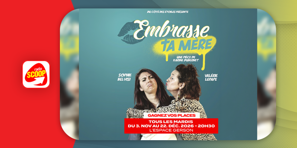 Gagnez vos places pour le spectacle "Embrasse ta mère” par Karine Dubernet à l’Espace…